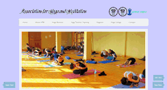 Desktop Screenshot of indianyogaassociation.com